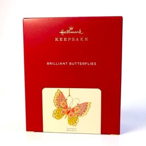 Hallmark Brilliant Butterflies Keepsake Ornament 2021 5th In Series New In Box